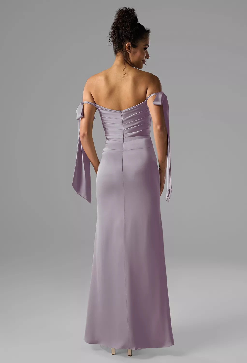 AW Shauna Purple Haze  Long Bridesmaid Dresses